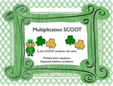 SCOOT! St. Patrick's Day Multiplication and Repeated Addition