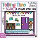 SCOOT Task Cards Telling Time AM & PM | 5-Minute Intervals
