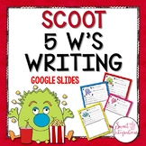 SCOOT DIGITAL WRITING GAME: 5 W's Using Google Slides™  Di