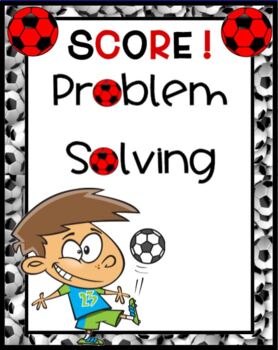 Preview of SCORE Problem Solving Game SMARTBOARD