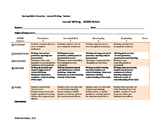 Rubric - Journal Writing