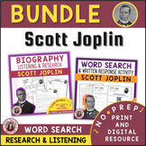 SCOTT JOPLIN BUNDLE - Music Activities for Middle and Jr H
