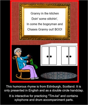 Preview of SCOTTISH SONG:  Granny's In The Kitchen (SMARTboard) Hand Clap Game