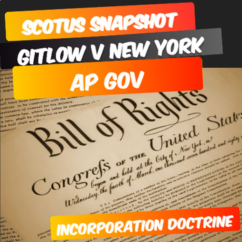 Preview of SCOTUS Snapshot - Gitlow v New York