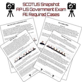 SCOTUS Snapshots - All AP US Government Required Cases