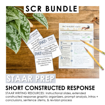 Preview of SCR Short Constructed Response Growing Writing Bundle