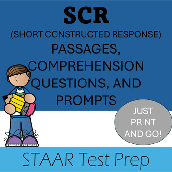 Preview of SCR (Short Constructed Response) Passages, Prompts, and Comprehension Questions
