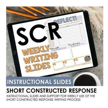 Preview of SCR Short Constructed Response Writing Instructional Slides