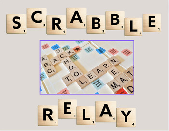 SCRABBLE RELAY - Action Packed Fun for Big and Small Groups