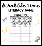 SCRABBLE TIME | PRACTICE MAKING WORDS | LITERACY & MATH GAME