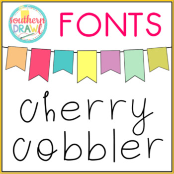 Preview of SD Cherry Cobbler Font