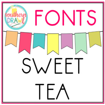 Preview of SD Sweet Tea Font FREEBIE