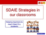 SDAIE Strategies for teachers or how to help your ELL stud