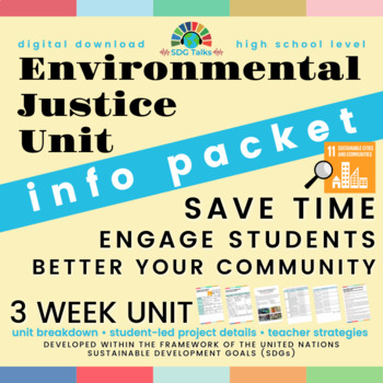Preview of INFO PACKET - Environmental Justice Unit - SDG 11