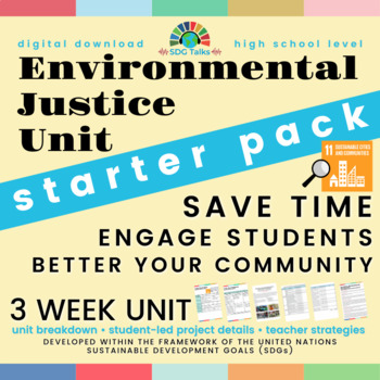 Preview of STARTER PACK - Environmental Justice Unit  - SDG 11
