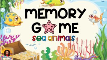SEA ANIMALS MEMORY GAME EDITABLE (ONLINE TEACHING-REMOTE/DISTANCE LEARNING)