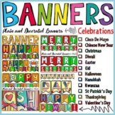 Holidays Around the World Celebrations Banners Bulletin Bo