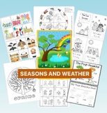 SEASONS AND WEATHER Science Unit Worksheets & Activities K