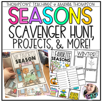 Preview of SEASONS Scavenger Hunt and Projects