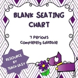 SEATING CHART WITH ATTENDANCE & BEHAVIOR LOG - FULLY EDITABLE