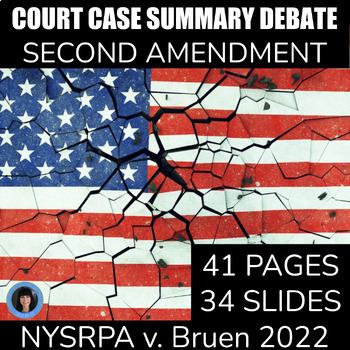 Preview of Critical Thinking HS ELA, Second Amendment, Gun Control, Argumentative Passages