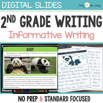 Preview of 2ND GRADE EXPLICIT INFORMATIVE WRITING CURRICULUM WITH GRAPHIC ORGANIZERS