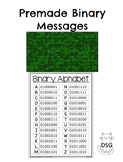 SECRET BINARY MESSAGES TO DECODE (PRINTABLE)