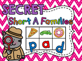Short A Activities SECRET WORDS Short A Word Families Kind