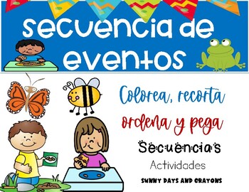Preview of SECUENCIA DE EVENTOS 26 CICLOS DE VIDA ACTIVIDADES 26 SEQUENCE OF EVENTS SPANISH