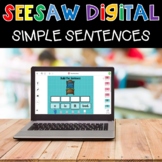 SEESAW Activity Simple Sight Word Sentences