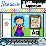 SEESAW American Sign Language Alphabet Literacy Center