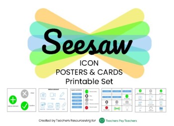 Preview of SEESAW ICON CARDS AND POSTER PRINTABLE
