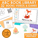 Alphabet Books and Activities - Printable with QR Codes Re