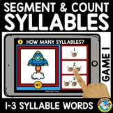 SEGMENTING COUNTING 1 2 & 3 SYLLABLE WORDS ACTIVITY BOOM C