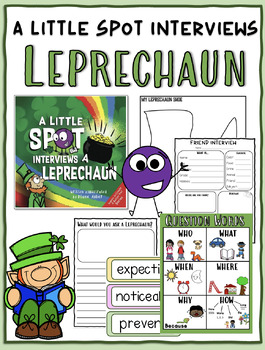 Preview of SEL A Little Spot Interviews a Leprechaun Writing activities