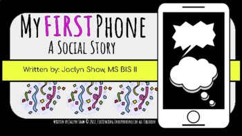 Preview of SEL ACTIVITY_ My First Phone Social Story