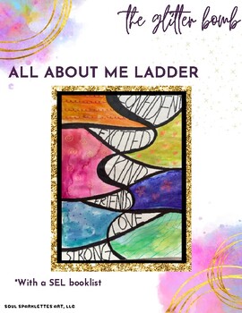 Preview of SEL All About Me Ladder Art Project + SEL Booklist