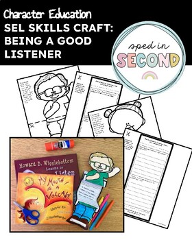 Preview of SEL - Being a Good Listener Craft