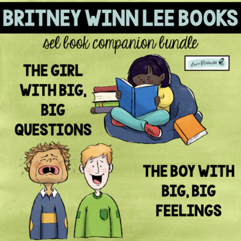 Preview of SEL Book Companion Bundle: Britney Winn Lee Books