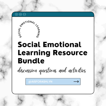 Preview of SEL Bundle One: Self-Love, Self-Management, and Social Awareness 