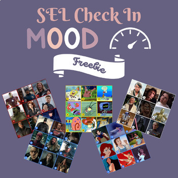 Preview of SEL Check In Mood Meter Freebie