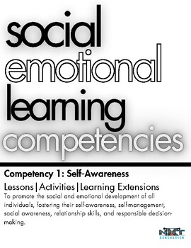 Preview of SEL Competency 1: Self-Awareness Lessons|Activities|Learning Extensions