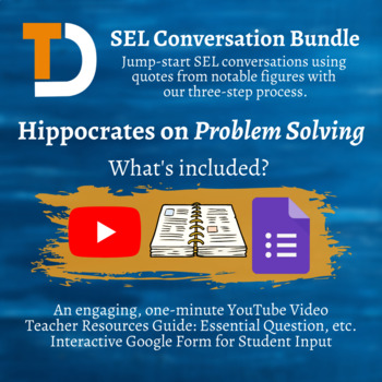 Preview of SEL Conversation Bundle - Hippocrates on Problem Solving
