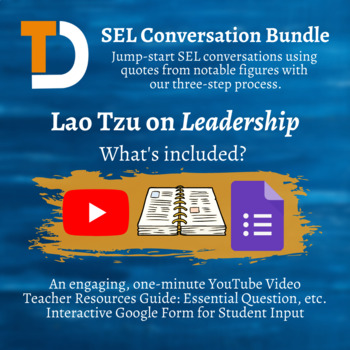 Preview of SEL Conversation Bundle - Lao Tzu on Leadership