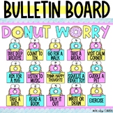 Coping Skills Bulletin Board, Door Decoration, Anxiety, Wo