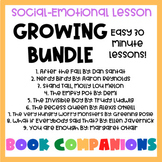 SEL Counselor Teacher 11 Book Companion Lessons Growing Bundle