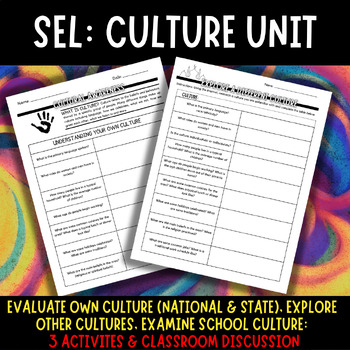 Preview of SEL: Cultural Awareness (Understanding own culture & exploring others)
