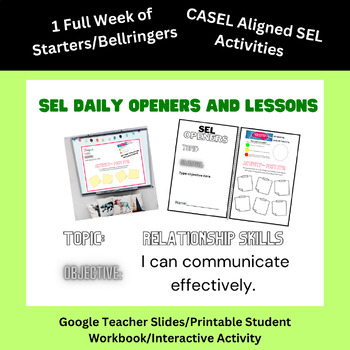 Preview of SEL Daily Openers/Bellringer/Warm Ups | Effective Communication [Grades 3.4.5.6]