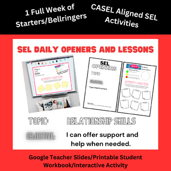 Preview of SEL Daily Openers/Bellringer/Warm Ups | Helping Others [Grades 3.4.5.6]