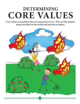 Preview of SEL: Determining Core Values - Lesson Plans and Activities